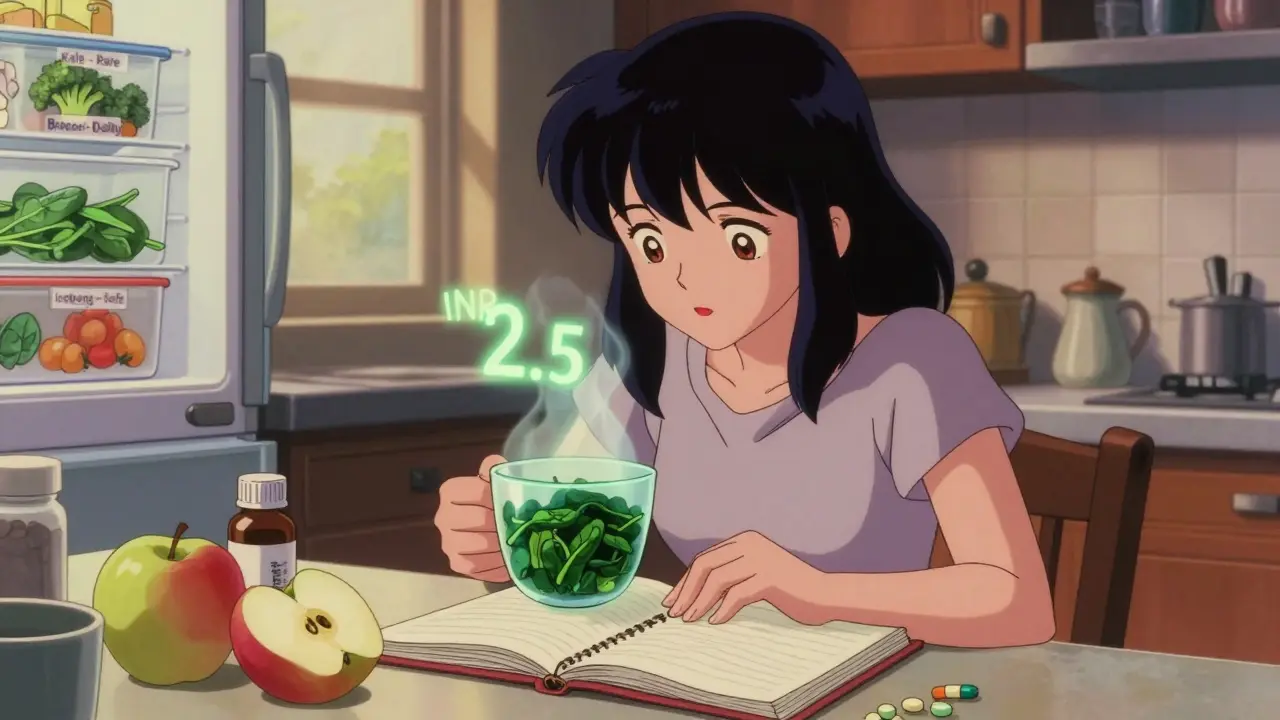 Vitamin K Foods and Warfarin Interactions for INR Control